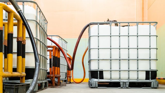 food grade drum tote filling